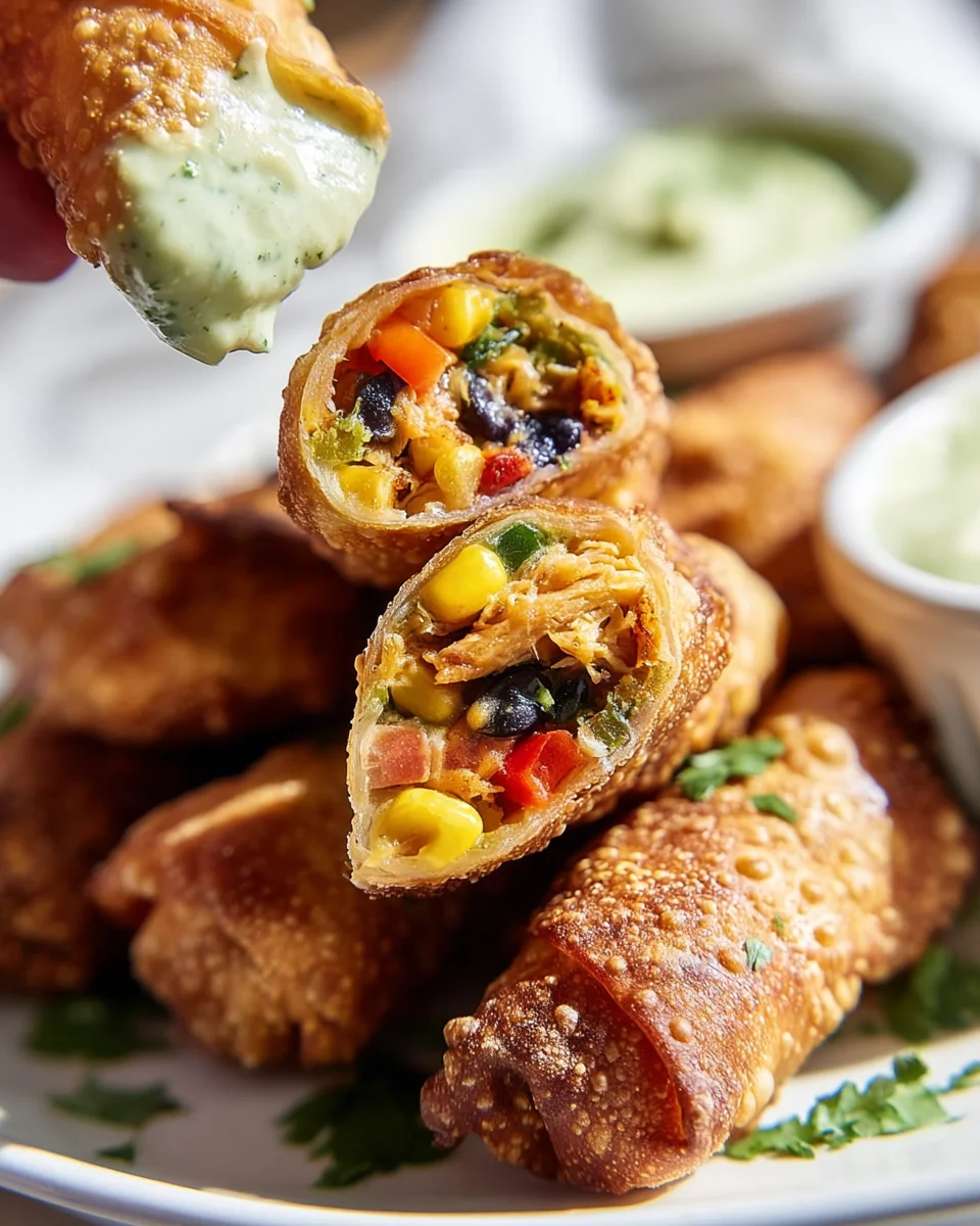 Leckere Southwest Chicken Rolls – Einfaches Rezept zum Nachkochen