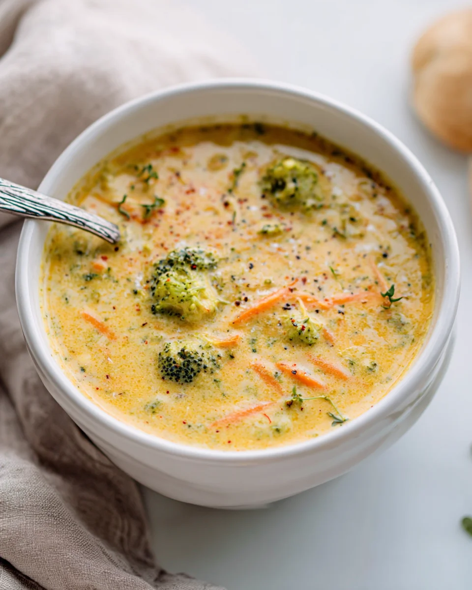 Köstliche Broccoli Cheddar Suppe – Einfaches Rezept zum Nachkochen