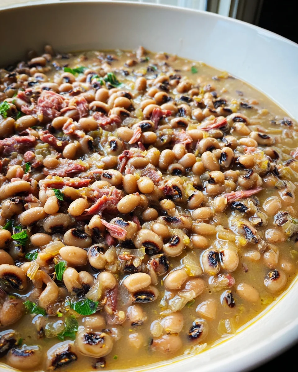 Leckere Slow Cooker Instant Pot Black Eyed Peas für dich!