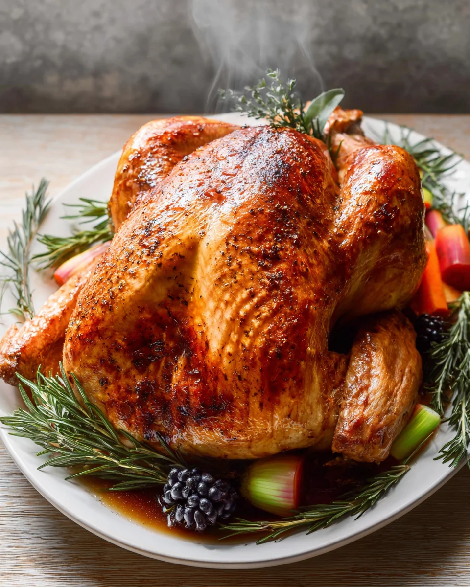 Saftiger gerösteter Truthahn mit köstlicher Sauce Rezept