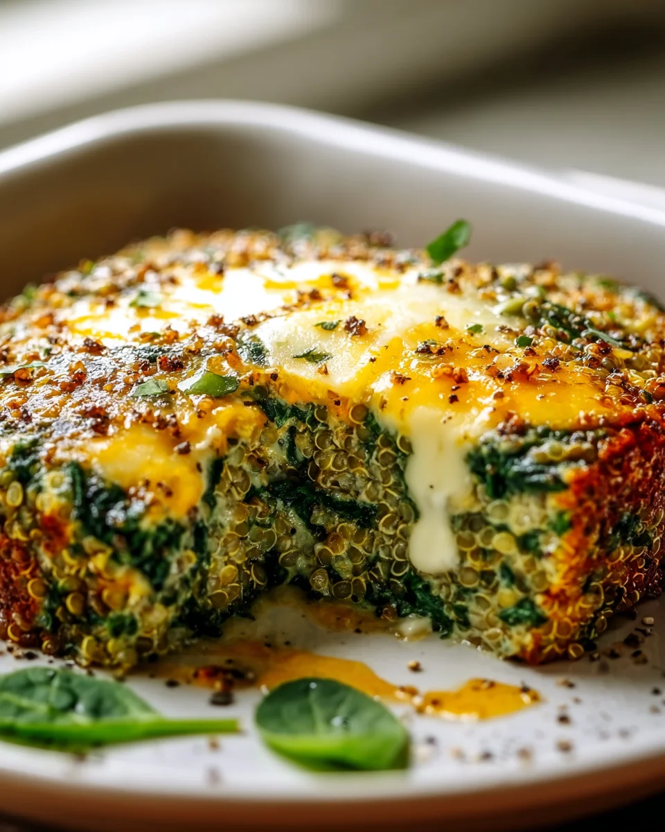 Gesunder Quinoa Linsen Spinat Auflauf – Nahrhaft & Herzhaft!