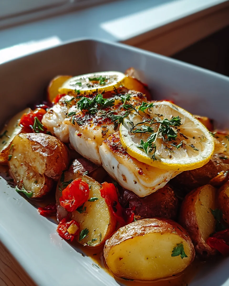 Portugiesischer Ofenfisch mit Kartoffeln – Ein Genuss für Feinschmecker!