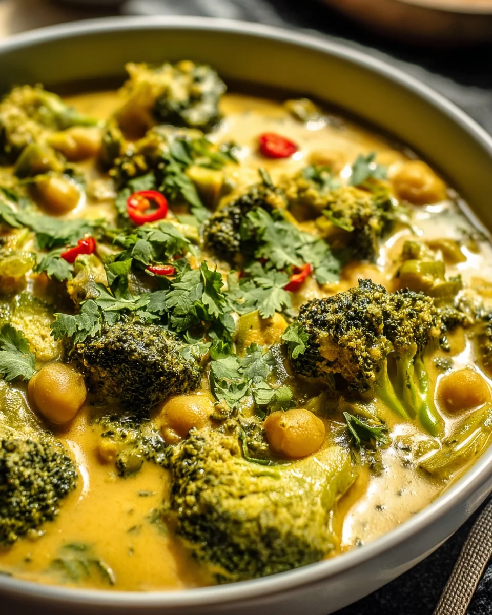Brokkoli Kichererbsen Curry: Gesund, schnell & vegan genießen