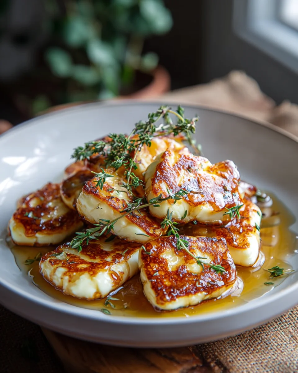 Halloumi mit Honig und Thymian – Einfaches Rezept für Genuss