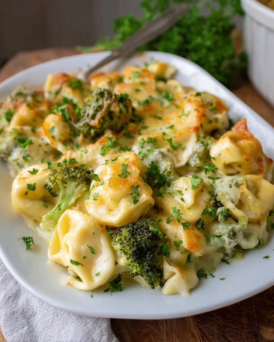 Leckerer vegetarischer Tortellini Auflauf für jeden Anlass!
