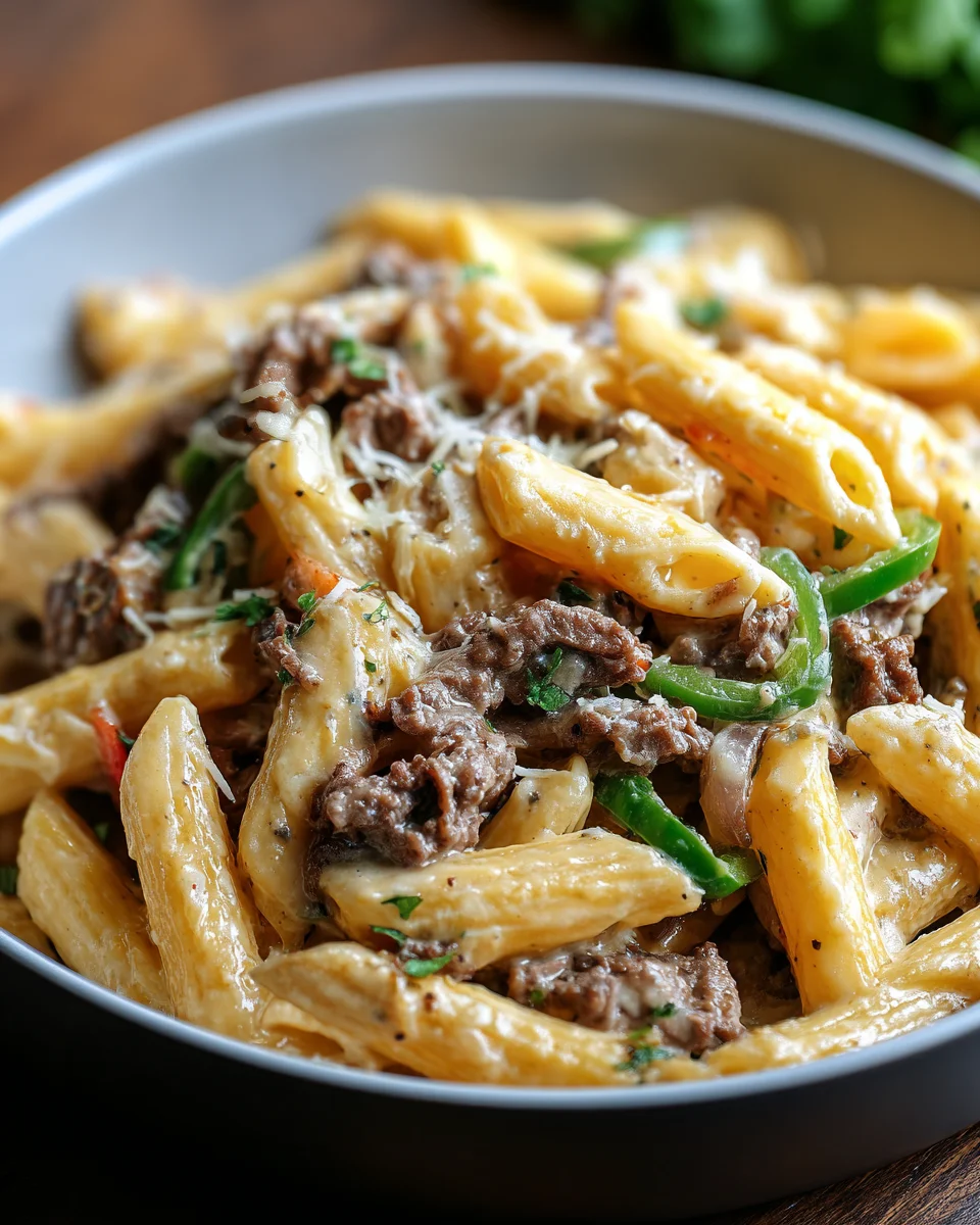 Philly Cheesesteak Pasta: Dein Cremiges, Herzhaftes Rezept