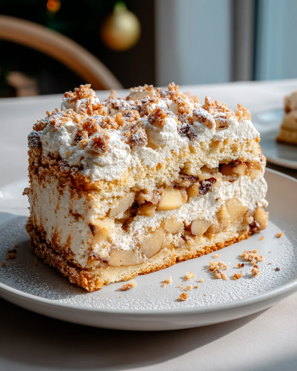 Bratapfel Himmelstorte: Festliche Weihnachtstorte genießen!