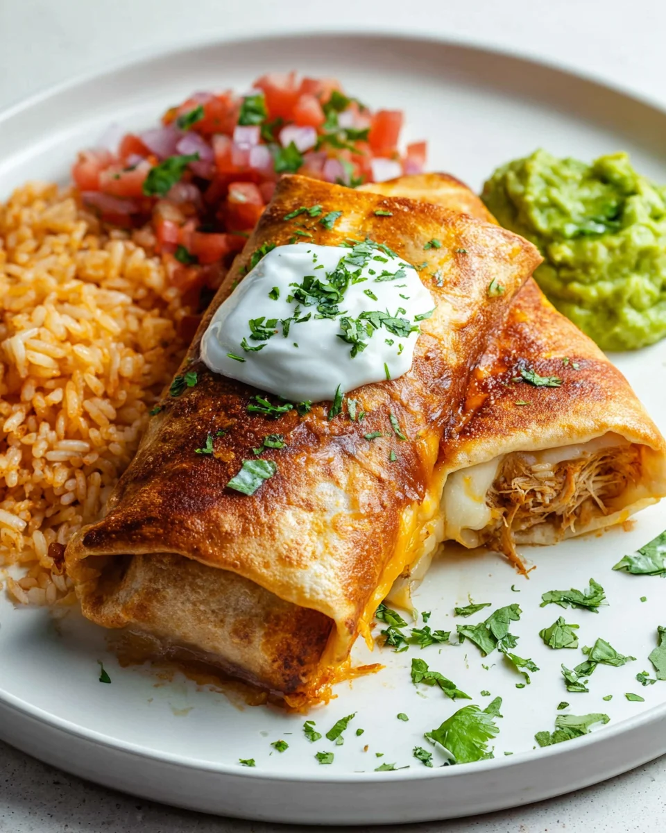 Das beste Chicken Chimichangas Rezept für Feinschmecker!