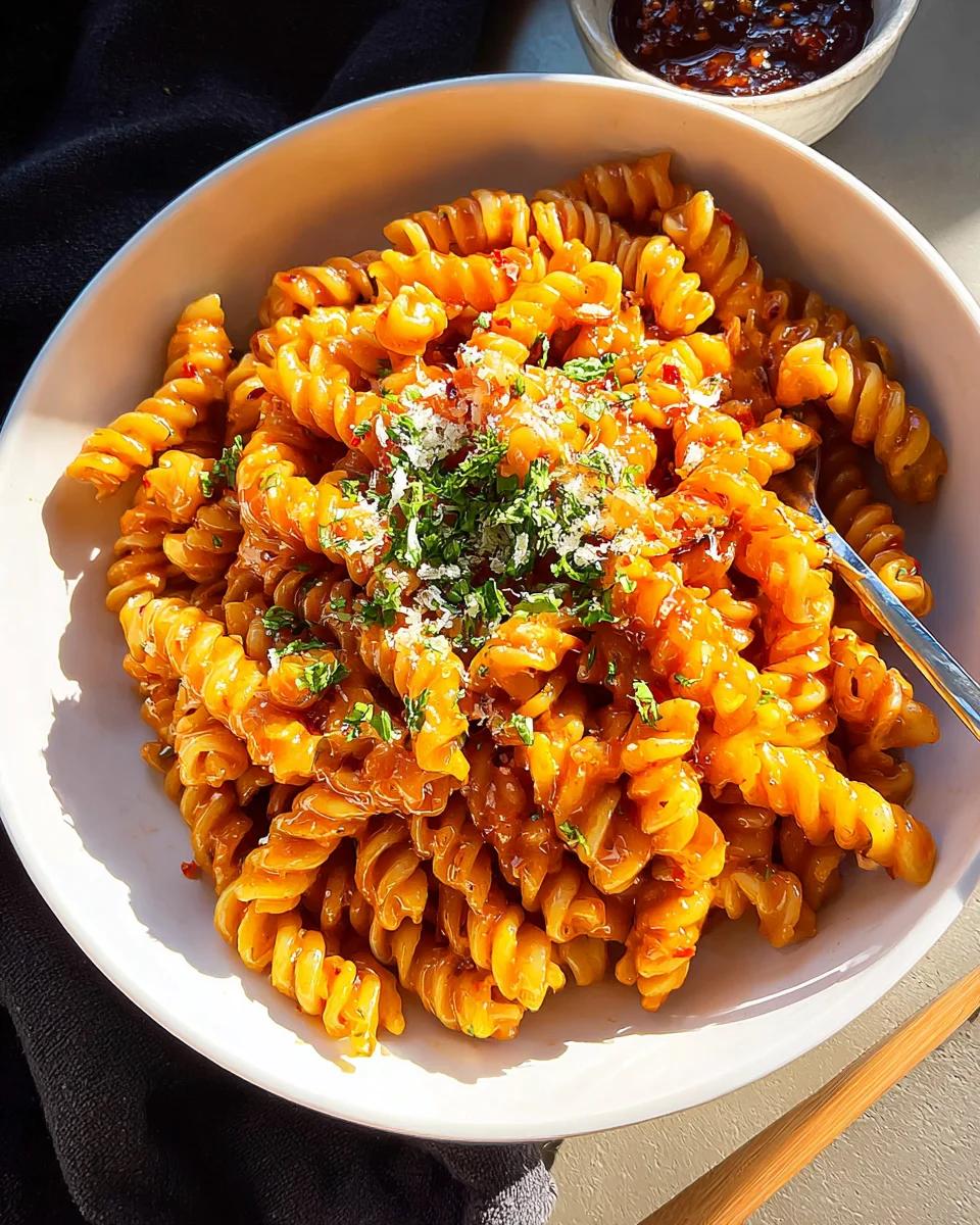 Gochujang Pasta: Würzige Nudeln mit asiatischem Flair