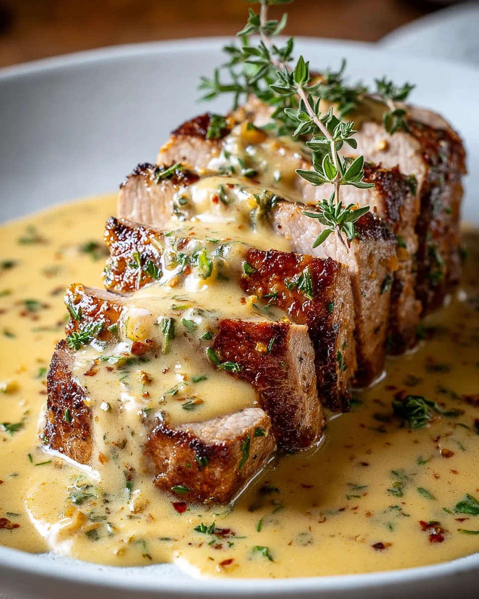 Zartes Rinderfilet mit Cremiger Dijon-Senf-Sauce Rezept