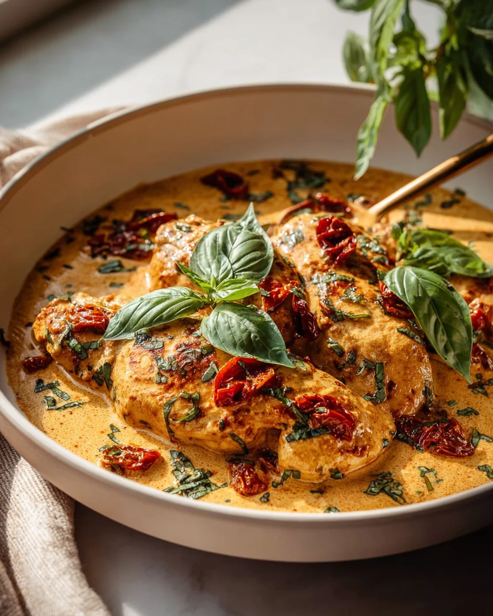 Toskanisches Sahne Hähnchen: Cremig, Saftig, Schnell!