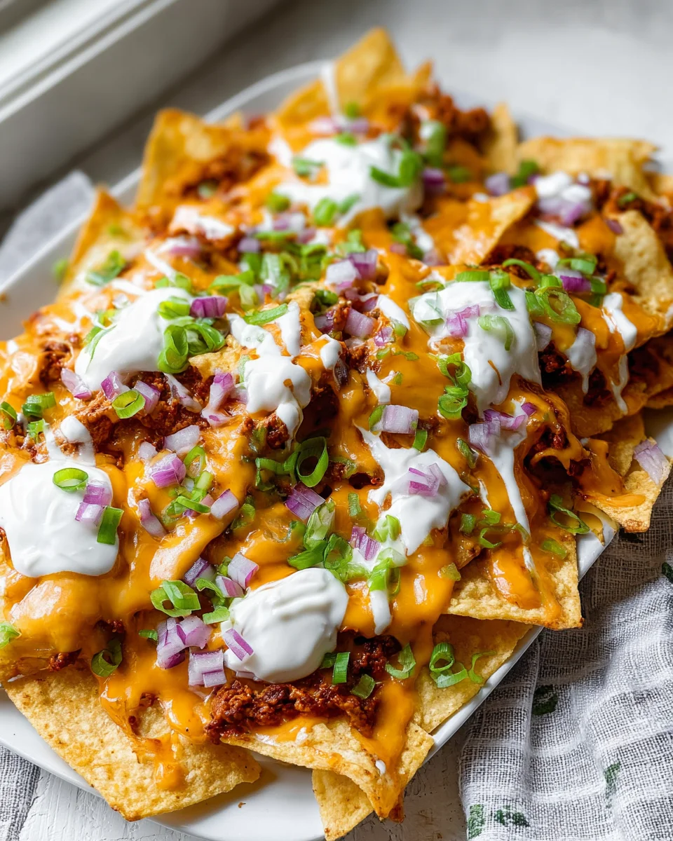Leckere Chili Con Carne Nachos für den perfekten Snack!