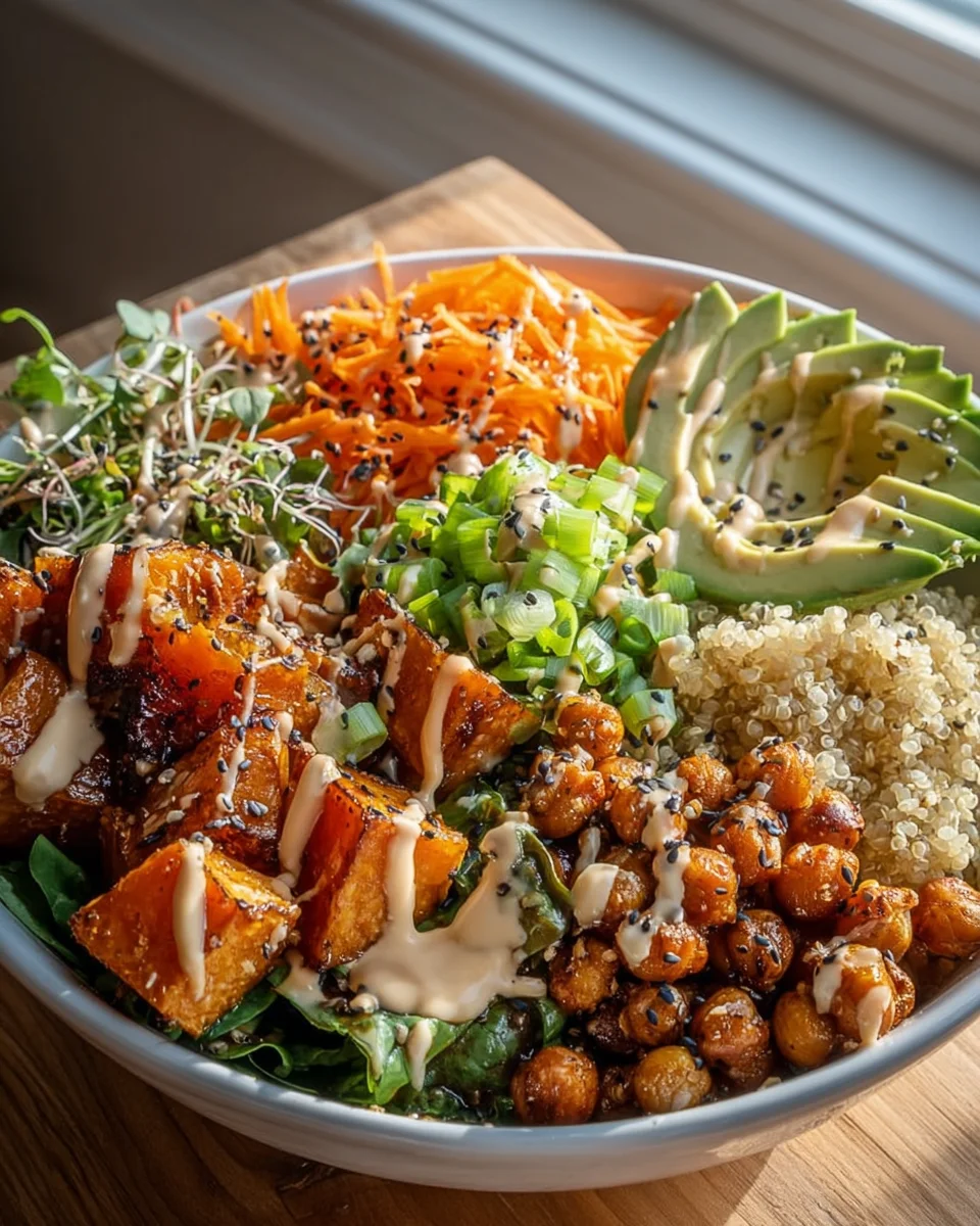 Miso Glazed Sweet Potato Bowl – Gesund und lecker genießen!