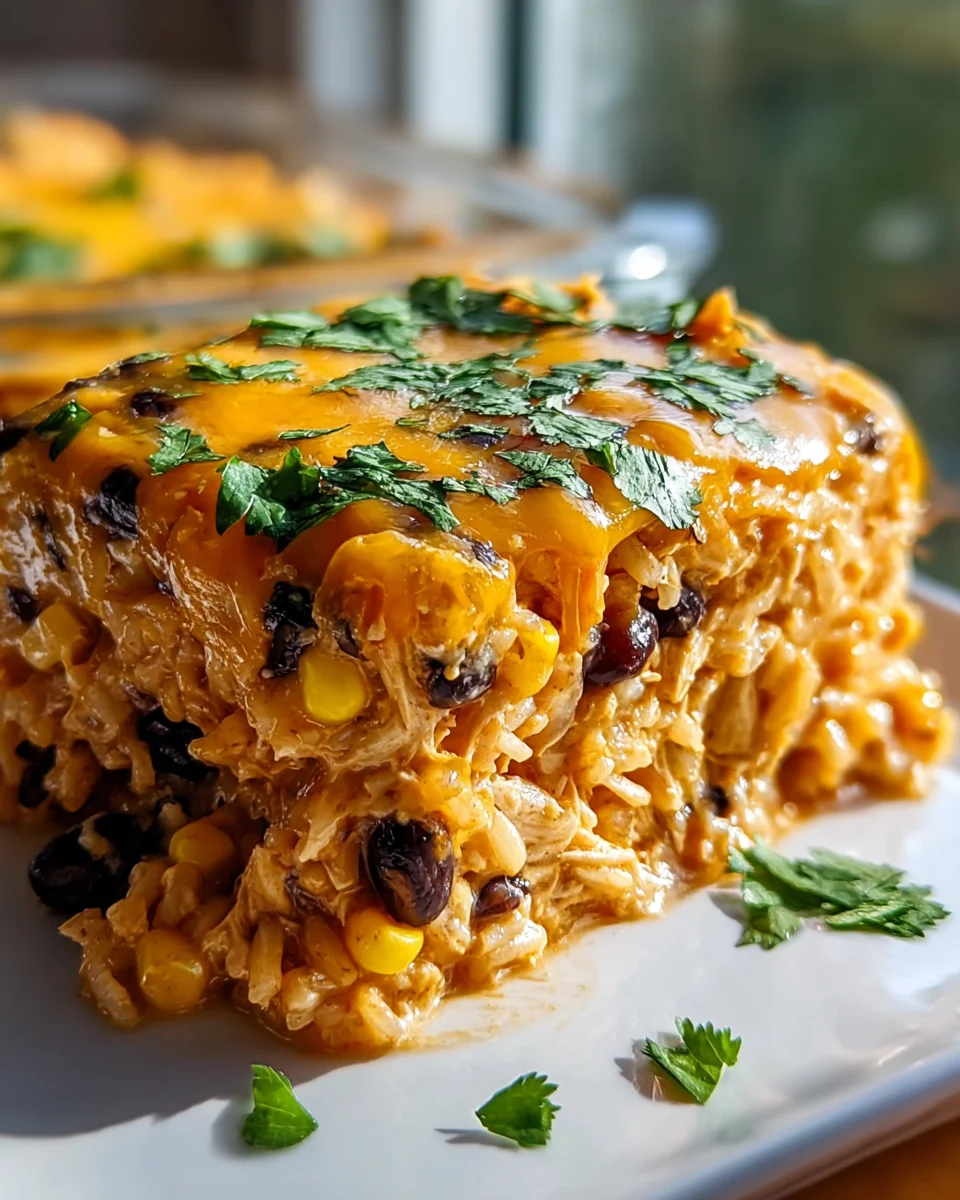 Leckere Chicken Enchilada Reisauflauf – Einfach und Schnell!