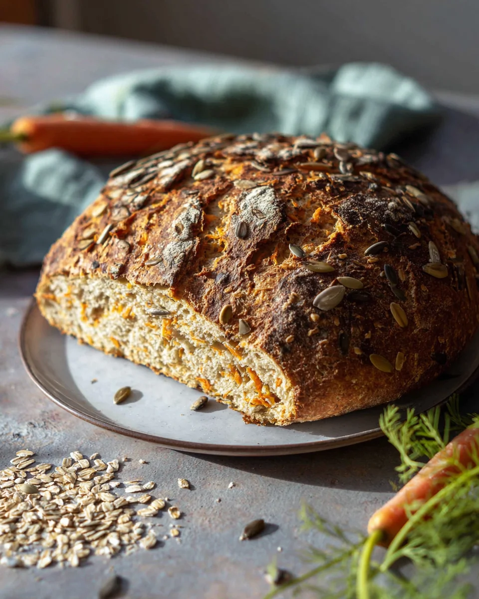 Dinkel-Joghurt-Möhrenbrot: Saftiges Rüblibrot einfach backen!