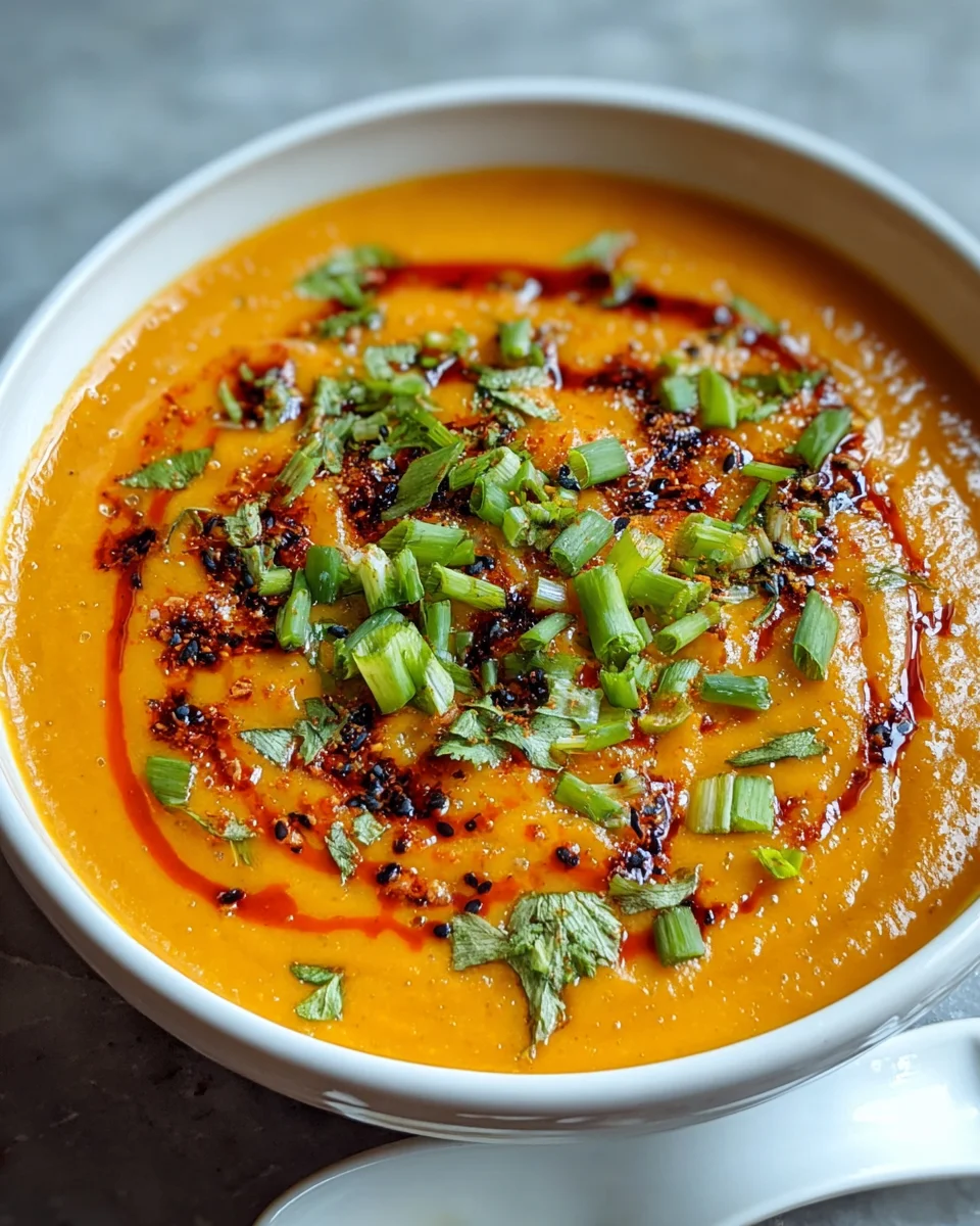 Würzige Miso Karottensuppe – Gesund & Lecker!