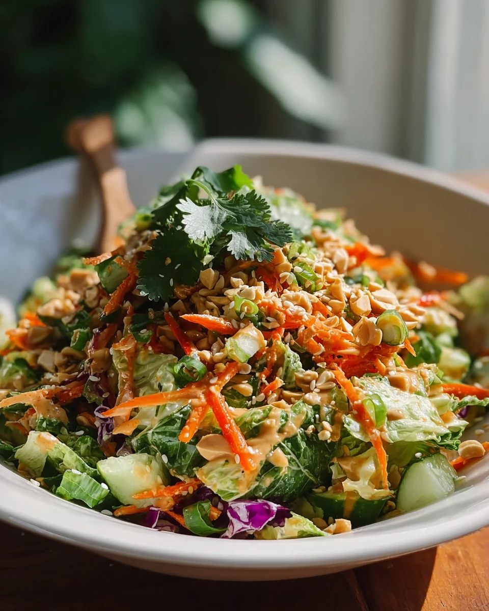 Erdnuss Knusper Salat: Ultimatives Rezept für deine Sinne!