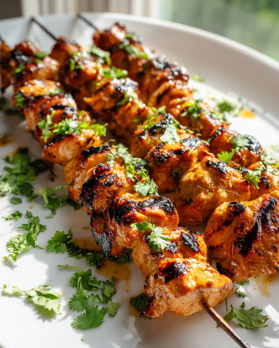 Exotische Thai Kokos Hähnchenspieße – unwiderstehlich lecker!