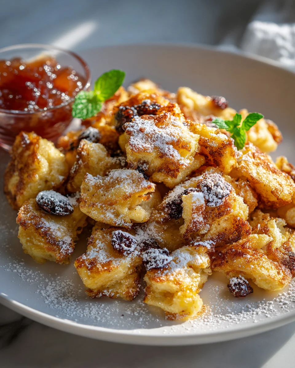 Kinderleichter Mini Kaiserschmarrn: Rezept für kleine Naschkatzen