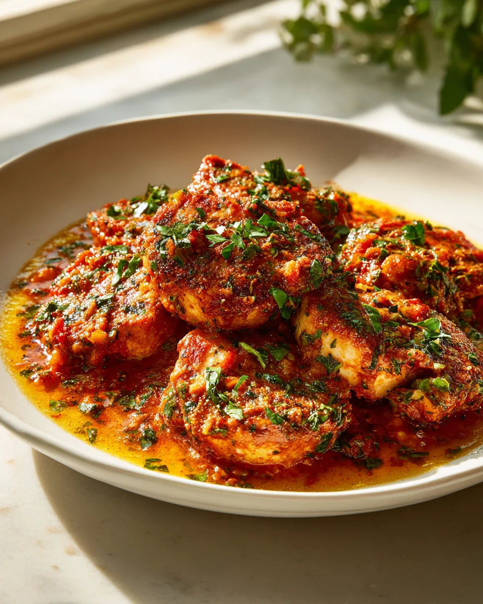 Protein Medaillons Rezept: Tomaten Kräuter Soße – Schnell & Lecker