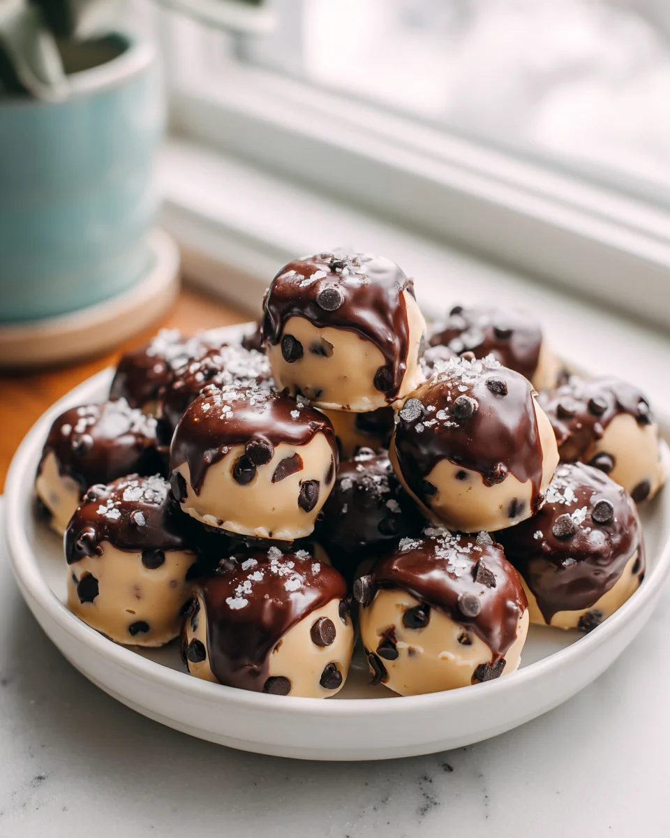Cookie Dough Frozen Yogurt Bites: Lecker & leicht selbstgemacht