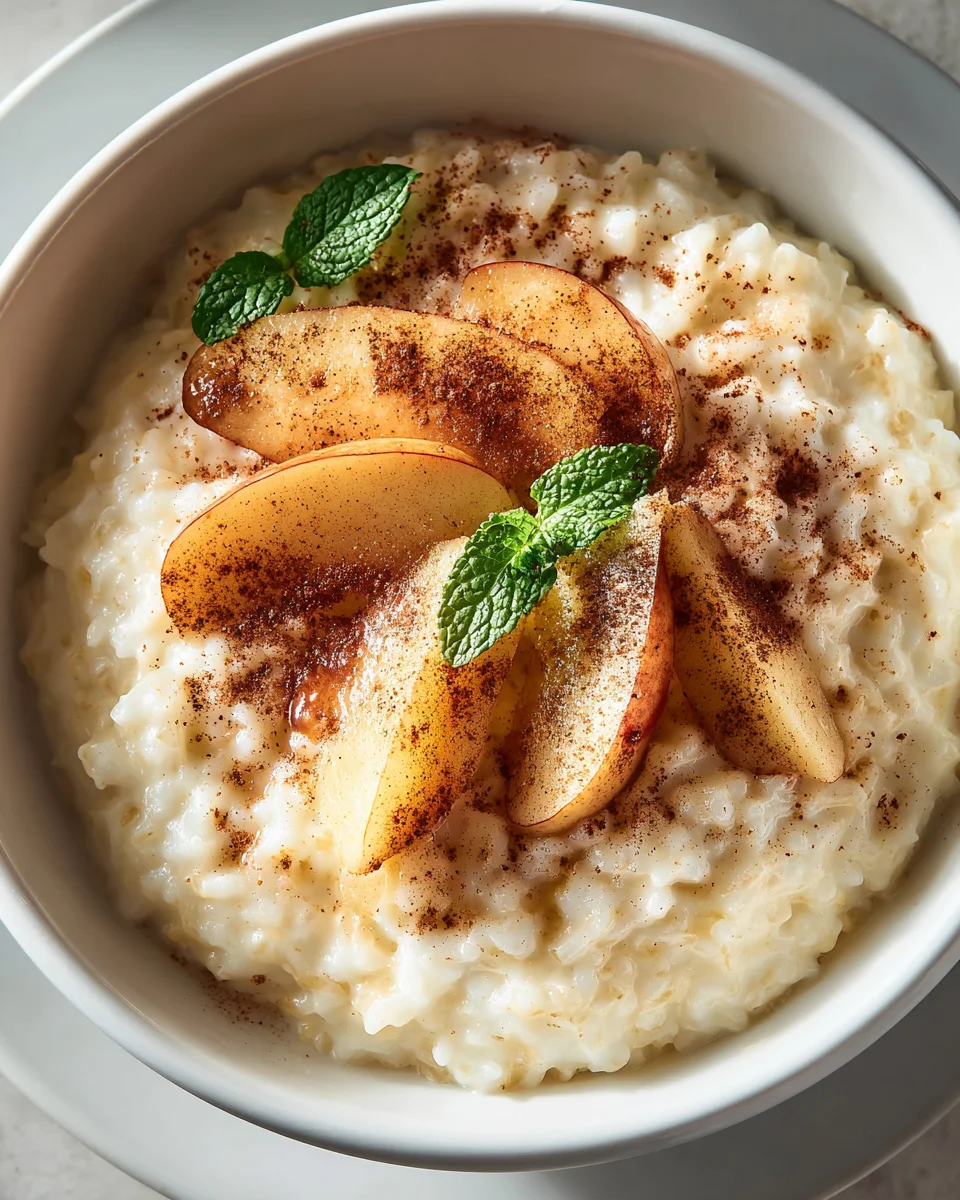 Cremiger warmer Apfel-Milchreis: Dein süßer Genussmoment!