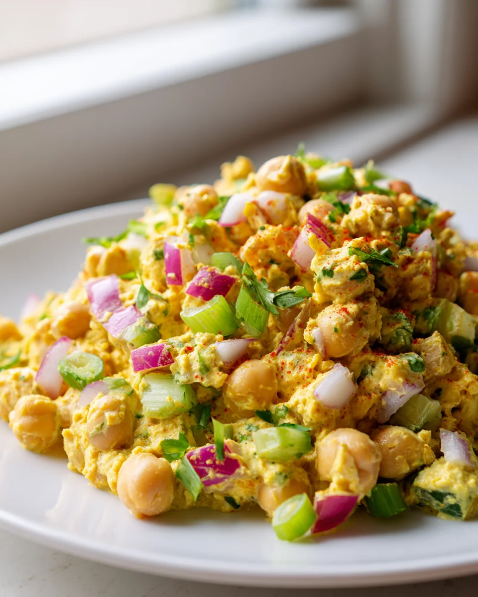 Bestes Curry-Kichererbsensalat-Rezept für einen frischen Genuss!