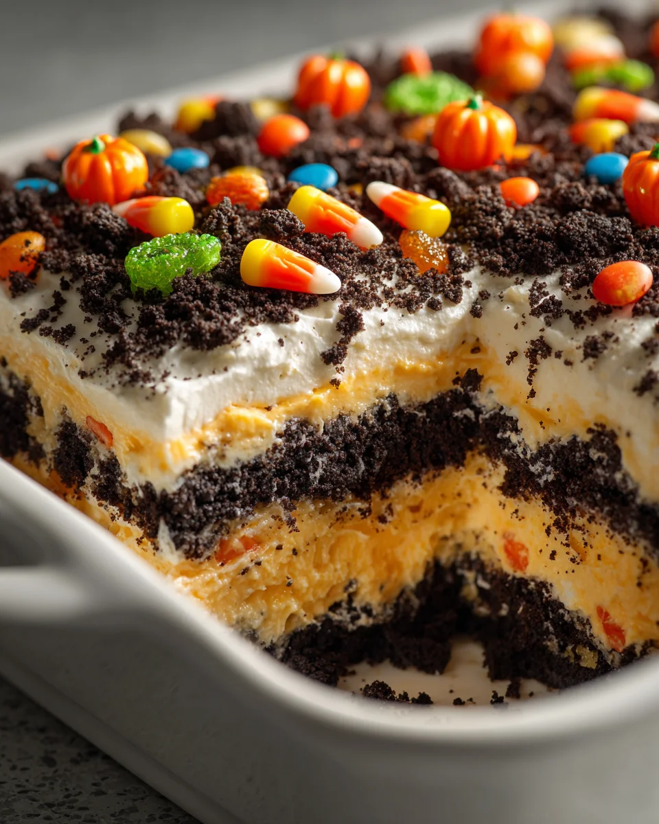Halloween Oreo Dirt Cake: Der ultimative Grusel-Genuss!