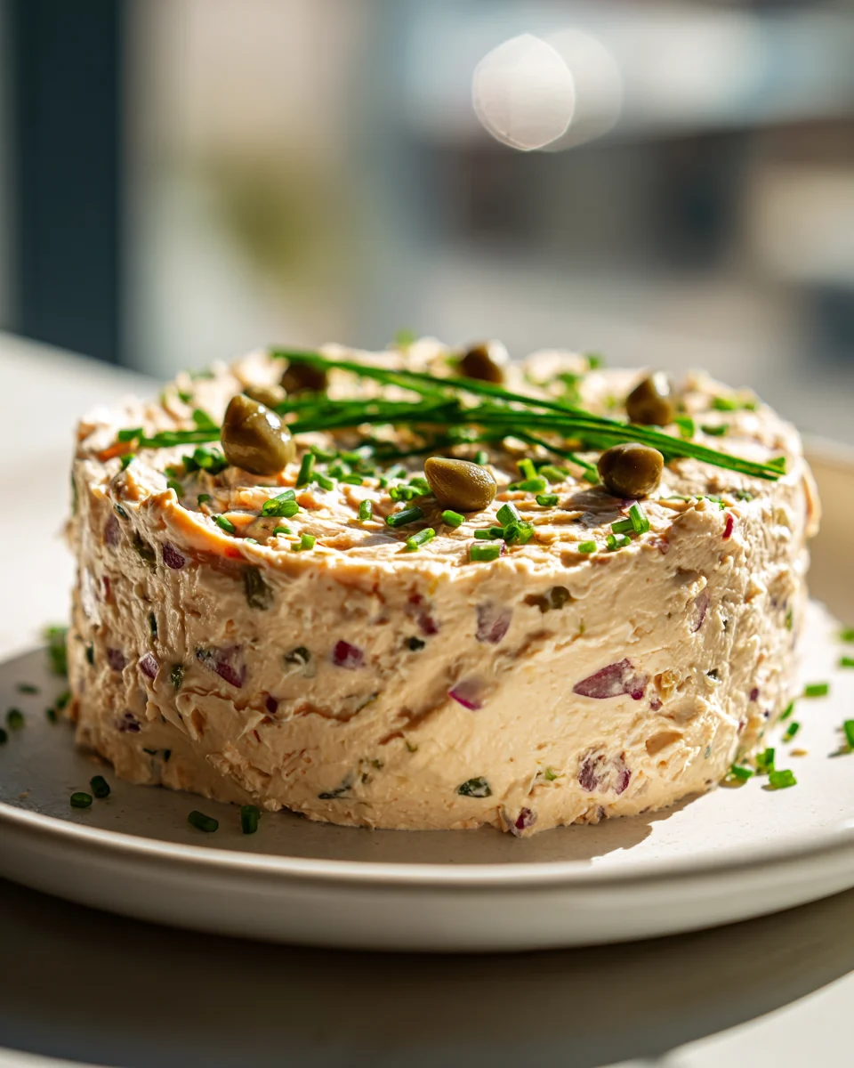 Cremiger Thunfisch Frischkäse Aufstrich: Kapern & Zwiebeln