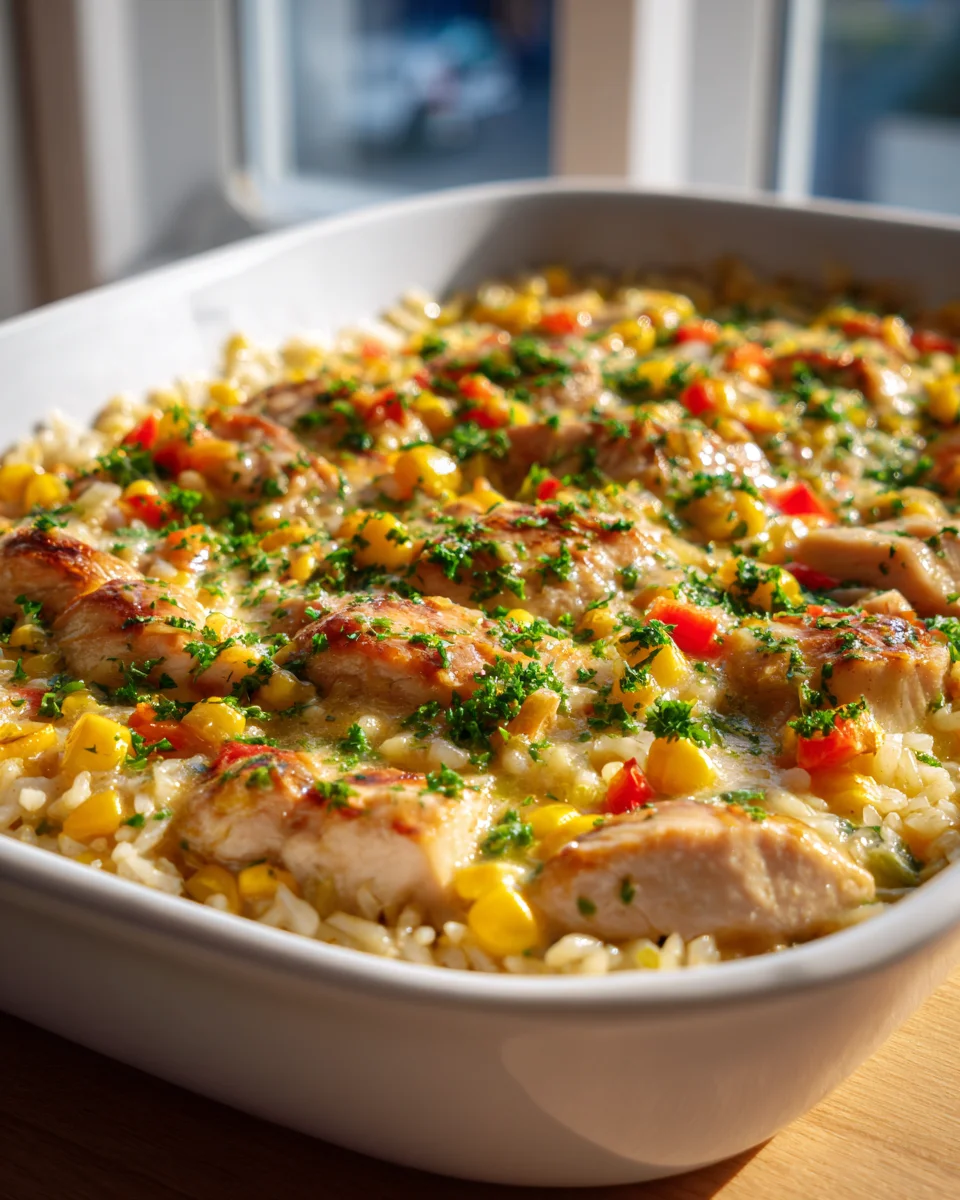 Würziger Backhähnchen-Reis-Auflauf: Dein köstliches Rezept