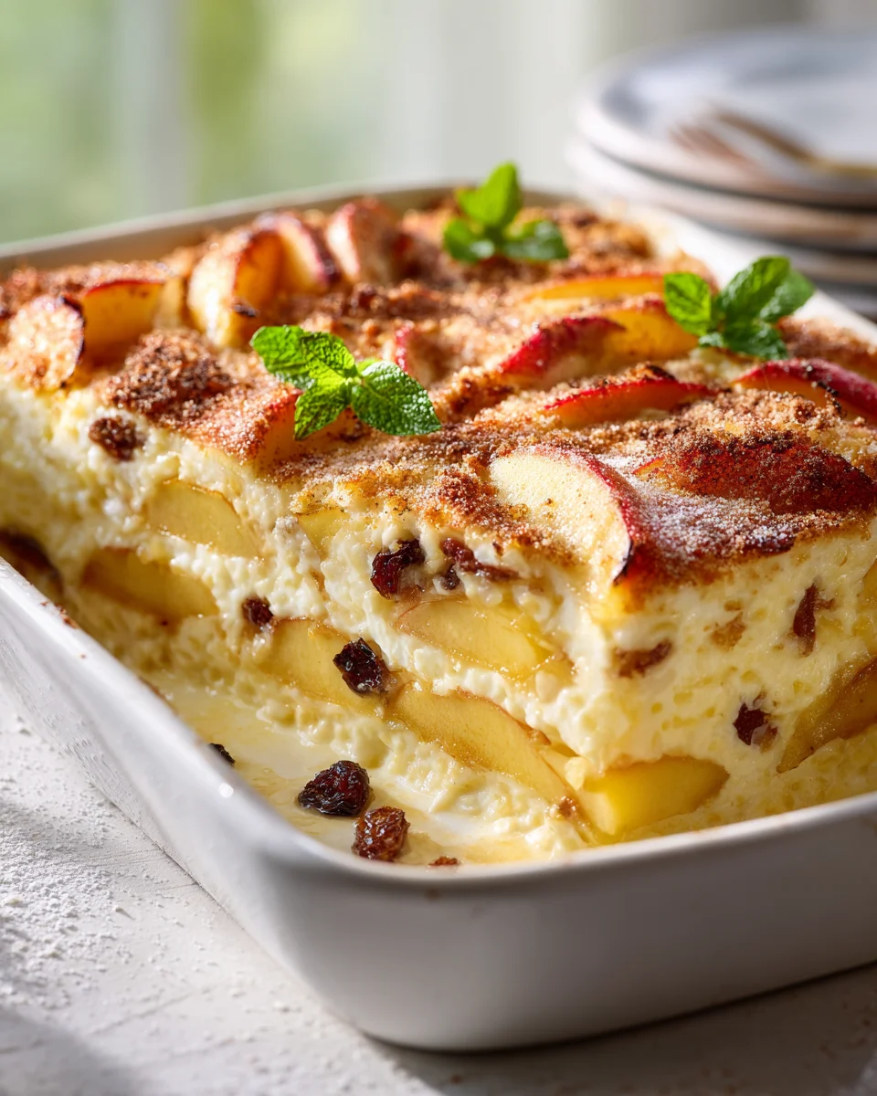 Milchreisauflauf mit Äpfeln – Einfaches Rezept für Genuss!