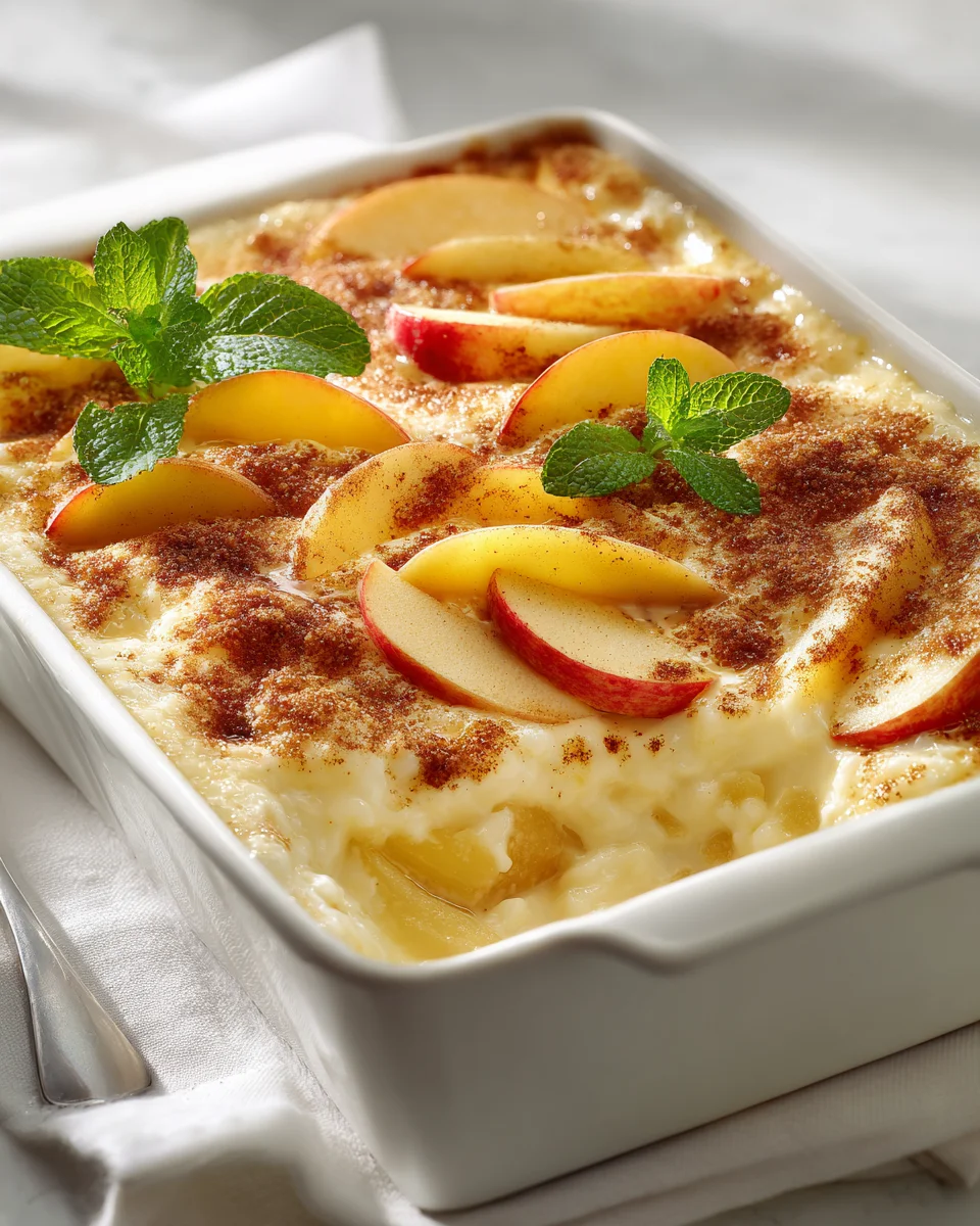 Milchreisauflauf mit Äpfeln – Einfaches Rezept für Genuss!