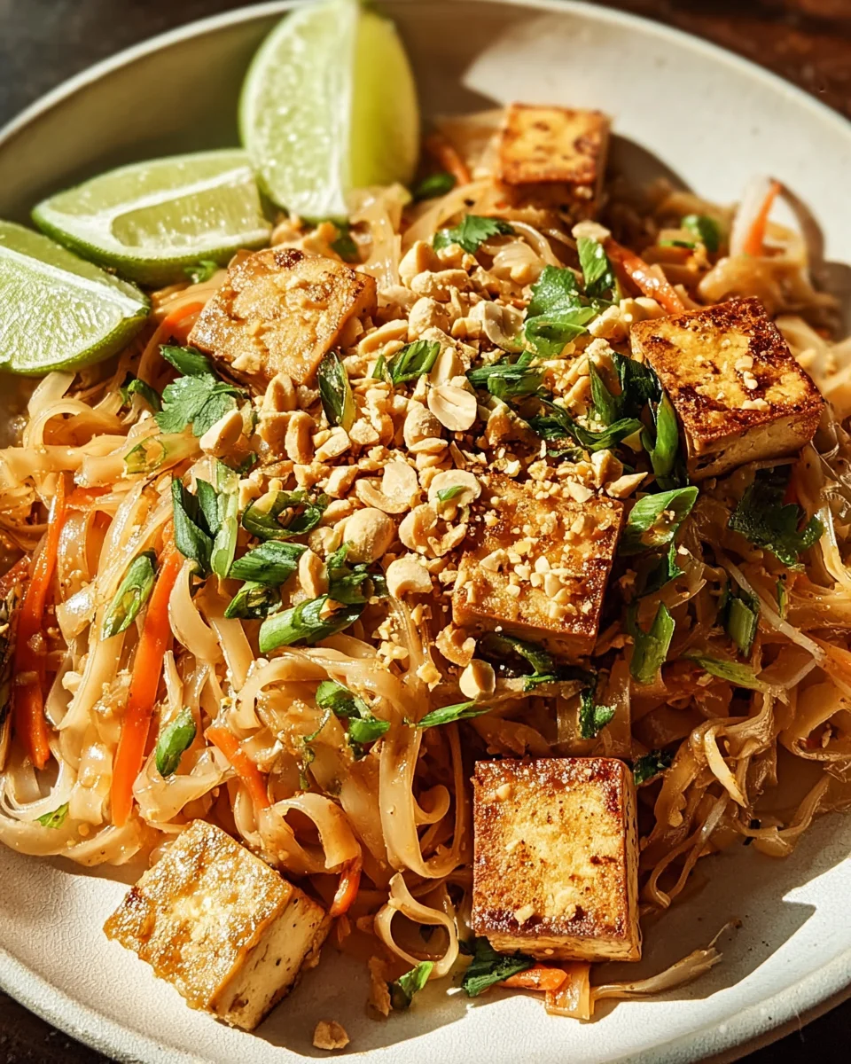 Veganes Tofu Pad Thai Rezept – Schnell, lecker & einfach!
