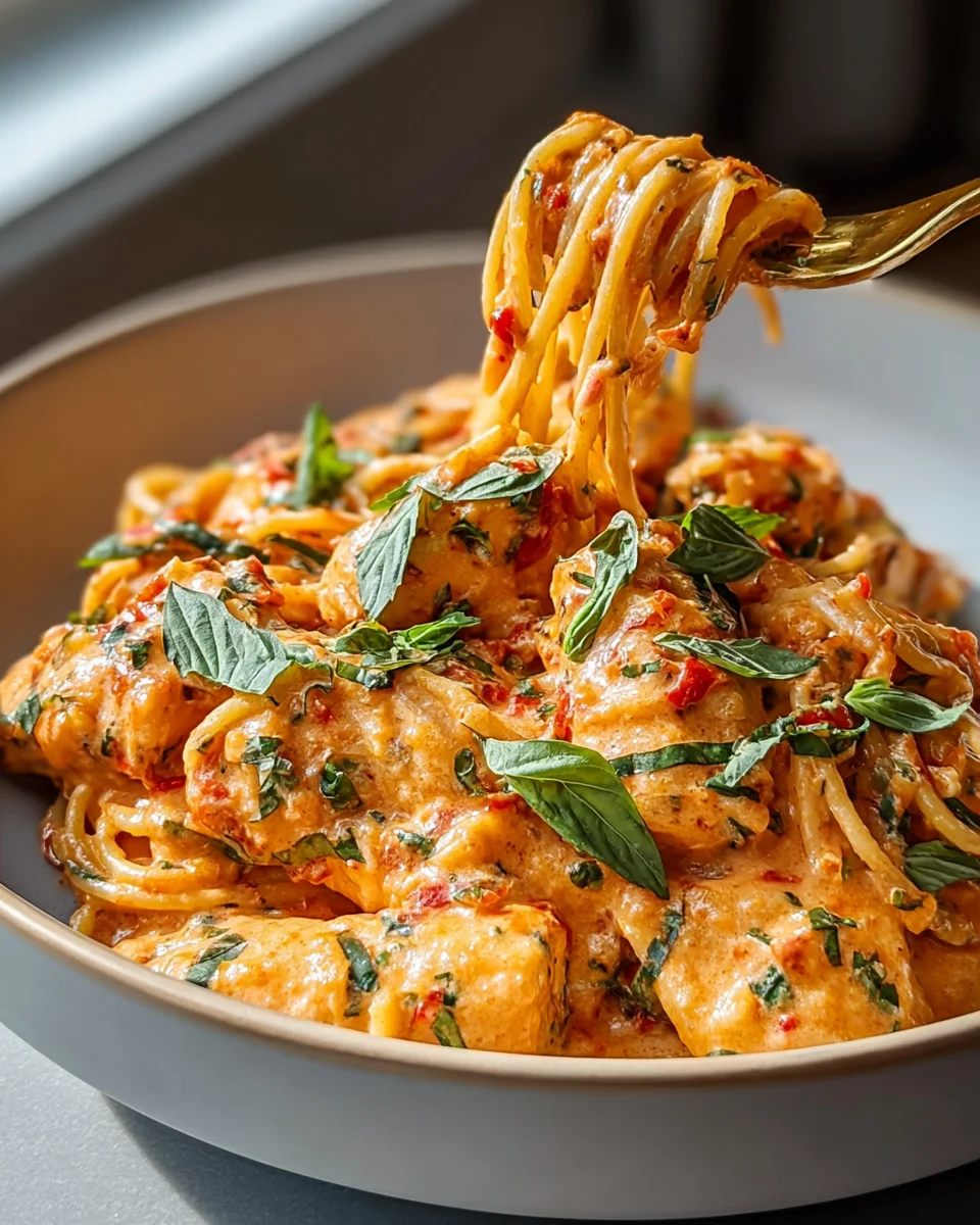 Cremige Tomaten-Knoblauch-Pasta: Einfach & lecker Rezept!