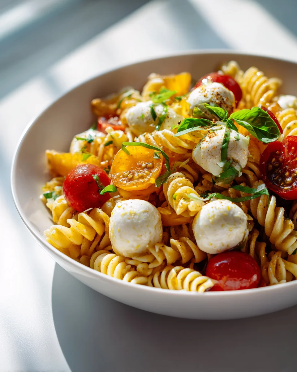Tim Mälzer Nudelsalat: Mozzarella, Kirschtomaten – einfach lecker!
