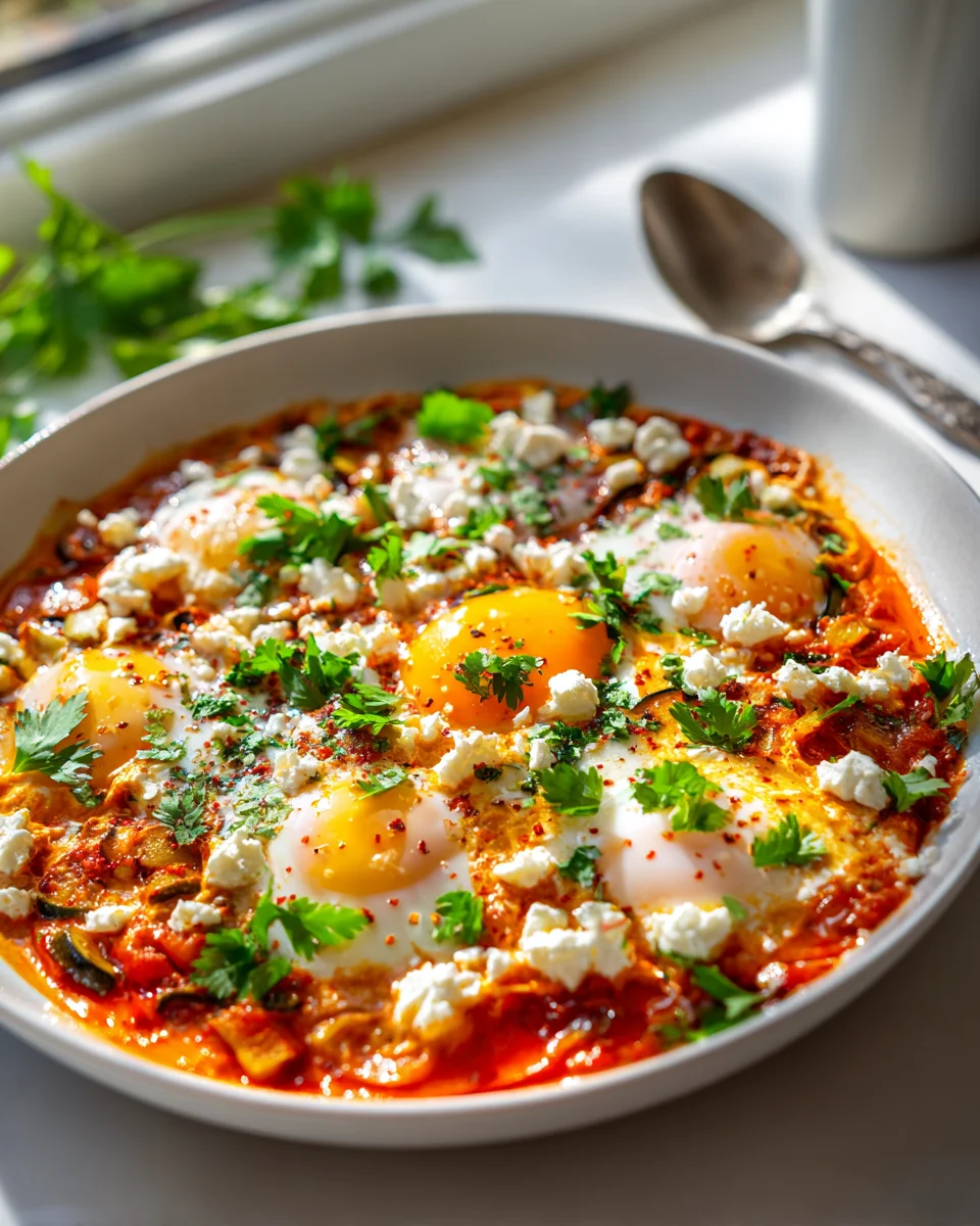 Low Carb Shakshuka: Zucchini-Kräuter-Genuss leicht gemacht!