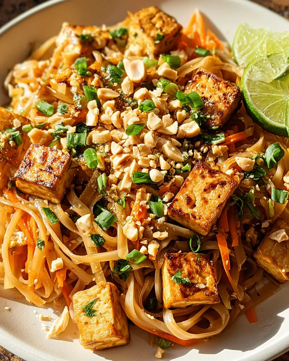 Veganes Tofu Pad Thai Rezept – Schnell, lecker & einfach!