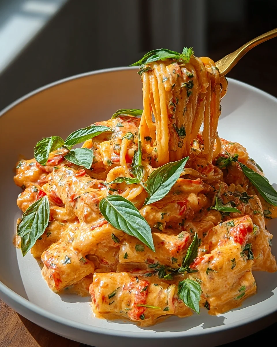 Cremige Tomaten-Knoblauch-Pasta: Einfach & lecker Rezept!