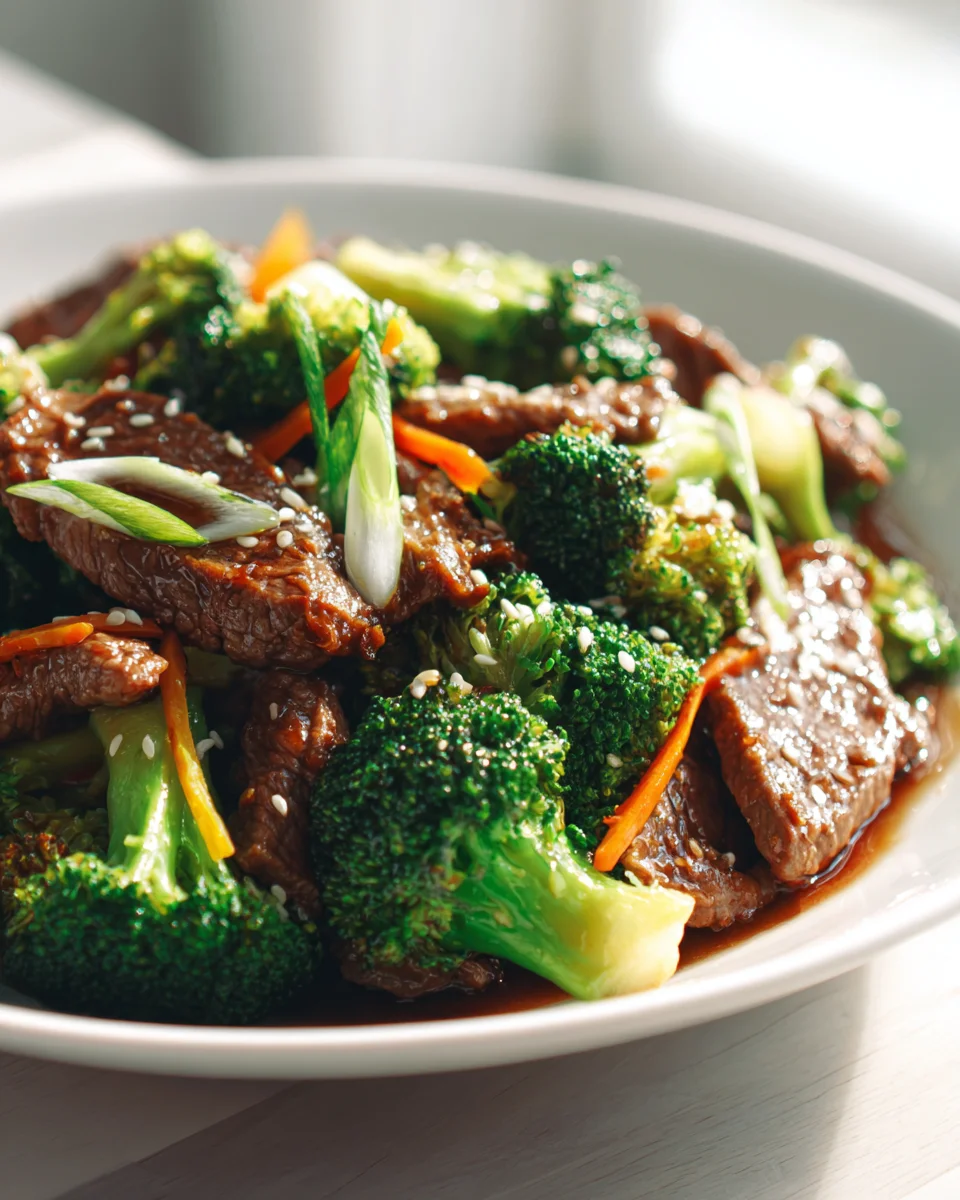 Chinesisches Rindfleisch Brokkoli Wok Rezept – Schnell & Köstlich!