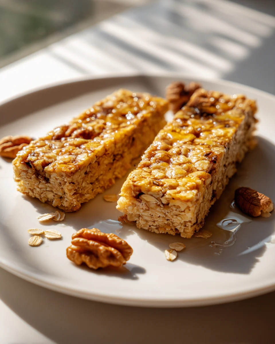 Nussige Bananen Hafer Riegel – Gesunder Snack für jeden Tag