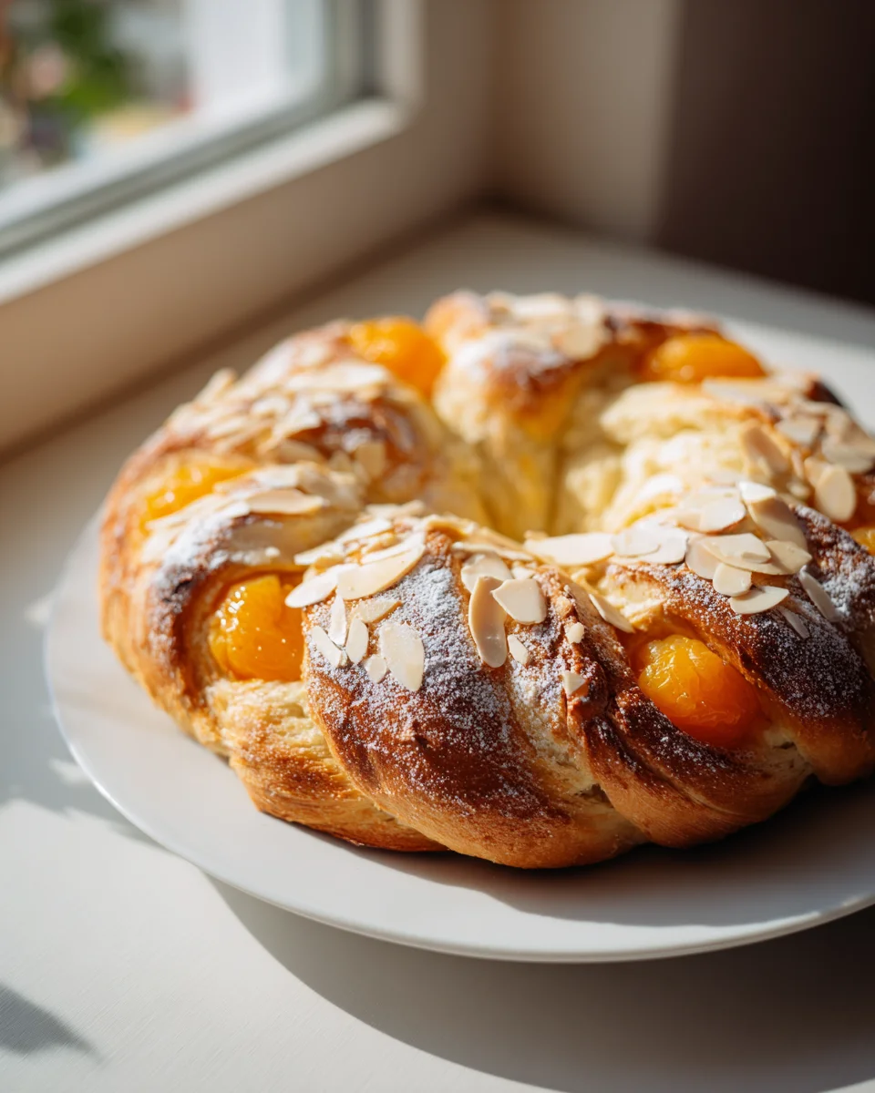 Hefekränze mit Aprikosen und Mandeln – Süße Versuchung!