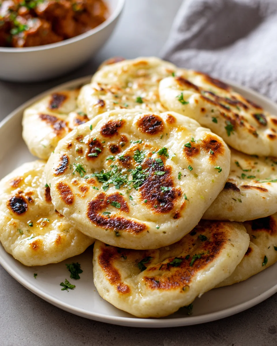 Mini Naan Brote: Perfekte Beilage für Currys & Dips!