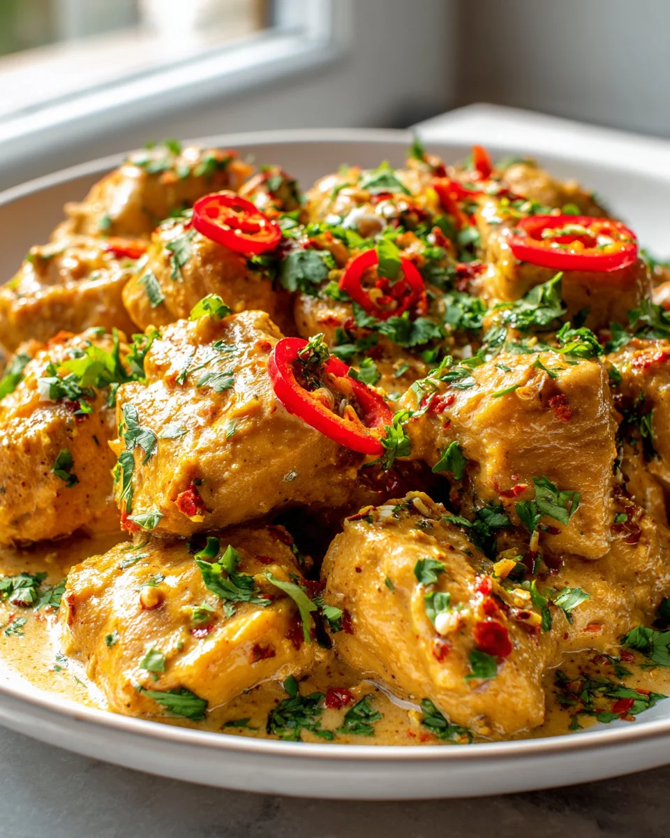 Geschmacksexplosion: Würziges Brasilianisches Kokosnuss Huhnchen