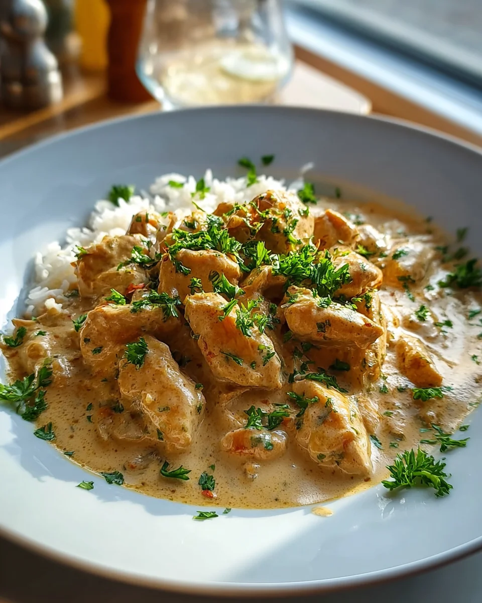 Hahnchengyros in Schmandsoße – Einfaches Rezept für Genießer