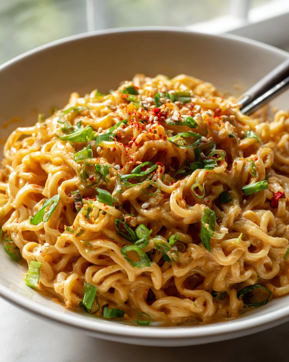 Peanut Butter Spicy Ramen: Der Hype in deiner Küche – Jetzt kochen!