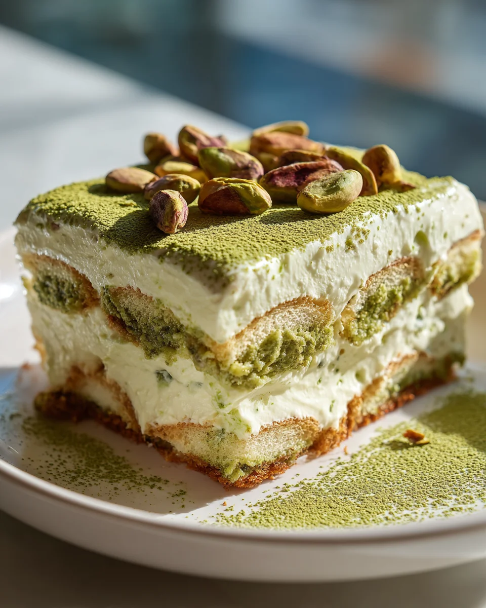 Pistazien Tiramisu Crunch: Cremig, Knusprig & Unwiderstehlich