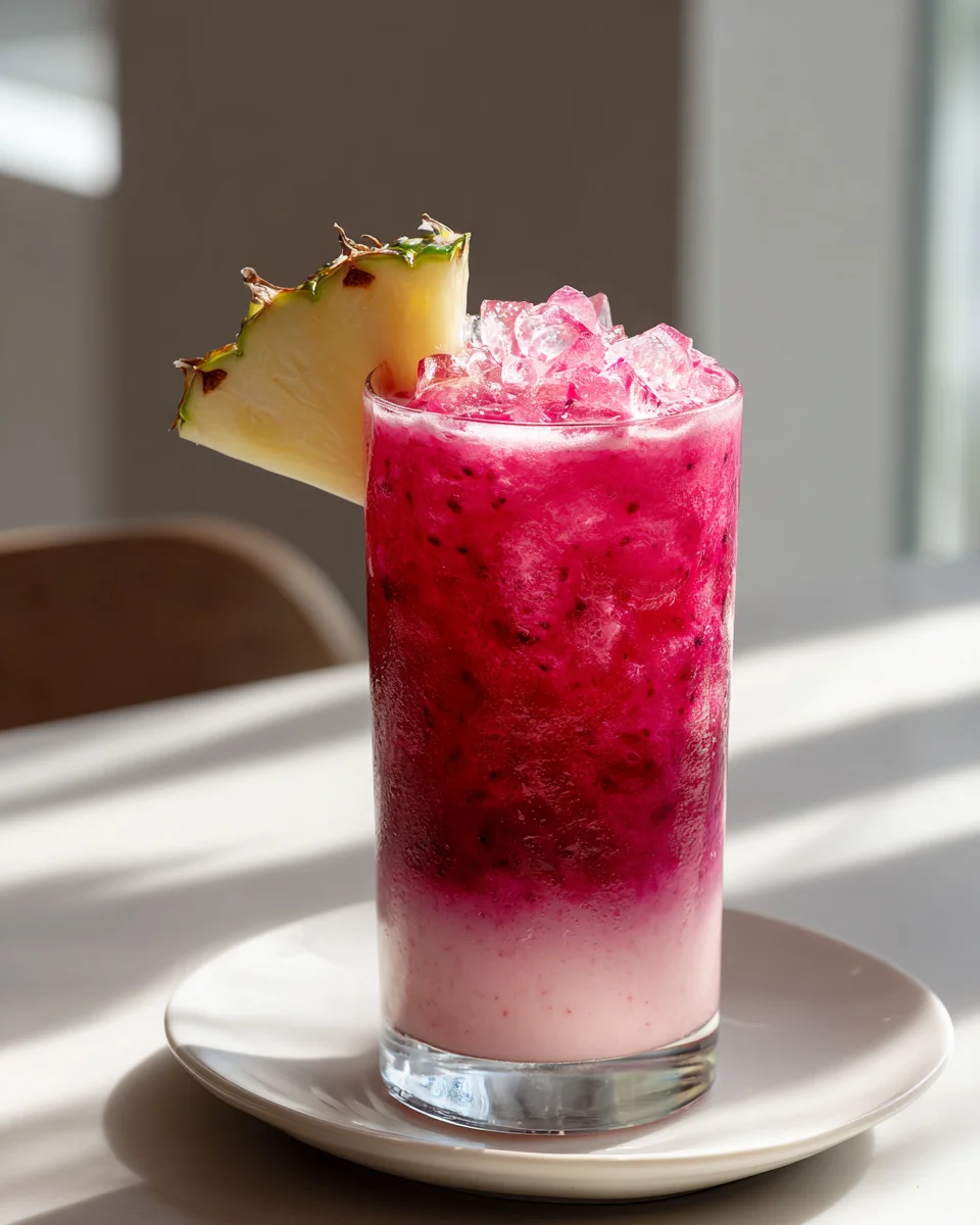 Pinke Drachenfrucht Colada – Dein alkoholfreier Tropentraum!