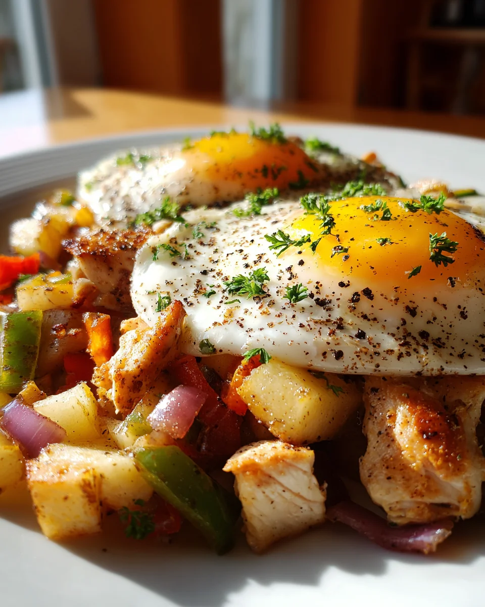 Gordon Ramsays Herzhaftes Hühnchen-Frühstücks-Hash