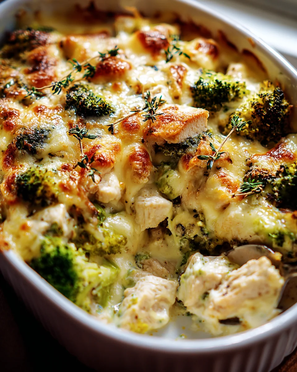 Brokkoli Hähnchen Auflauf mit Frischkäse & Mozzarella genießen