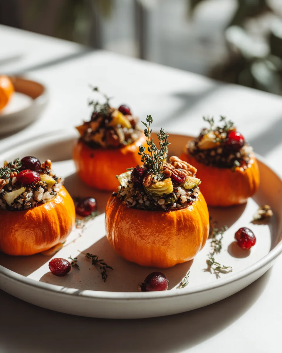 Leckere geröstete Mini-Kürbisse: Ein Herbstgenuss!